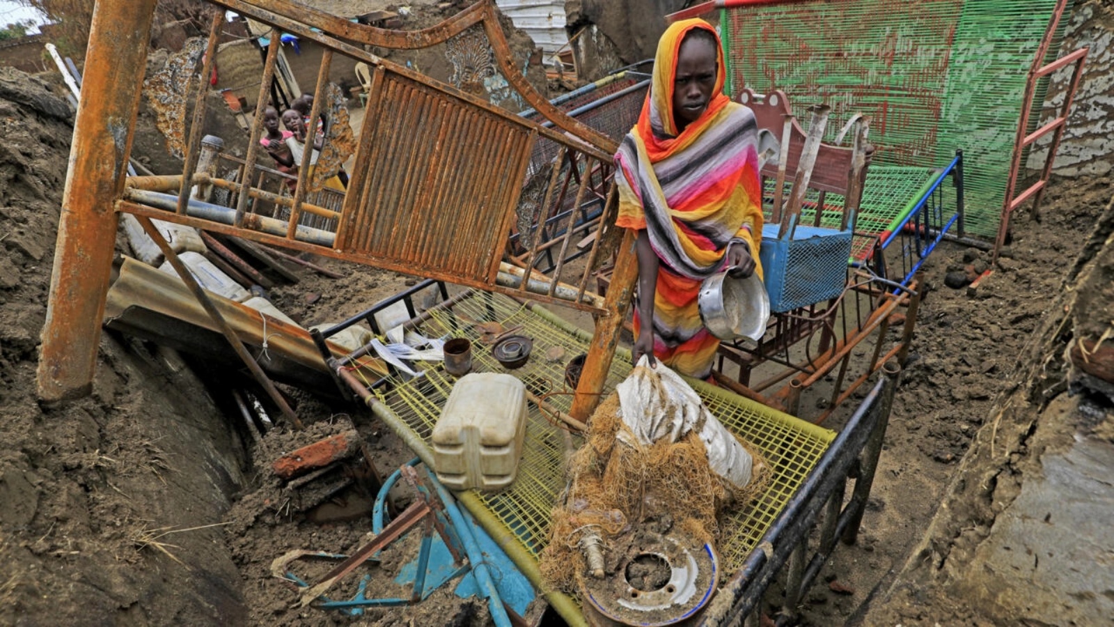 آثار هجوم في ولاية النيل الازرق في السودان في أغسطس 2022