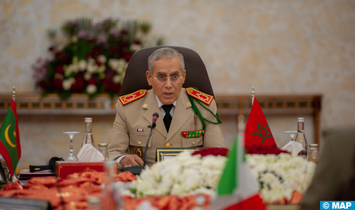 الفريق الاول الفاروق بلخير يتحدث في بداية الاجتماع 