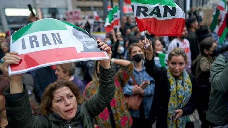تظاهرات إيرانية في 24 سبتمبر 2022 بعد مقتل مهسا أميني