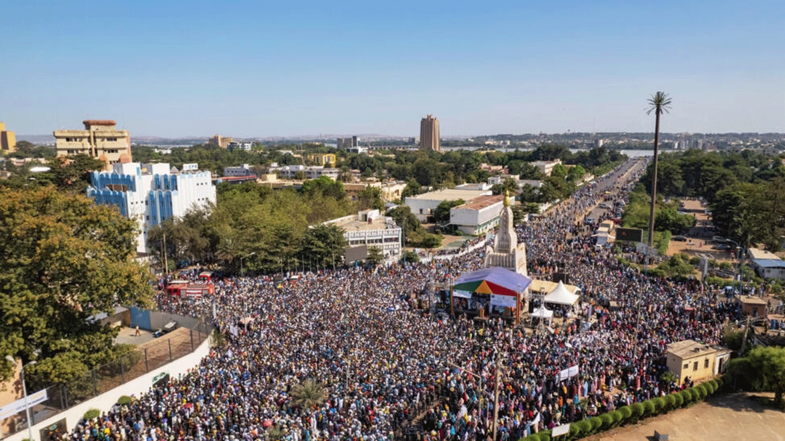 المظاهرة التي دعا إليها المجلس الإسلامي الأعلى في مالي جمعت آلاف الأشخاص