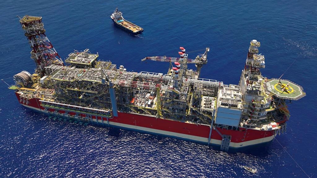صورة أرشيفة تعود لـ20 سبتمبر 2022 تظهر سفينة تخزين وتفريغ إنتاج تابعة لشركة إينيرجيات في حقل الغاز البحري الإسرائيلي كاريش