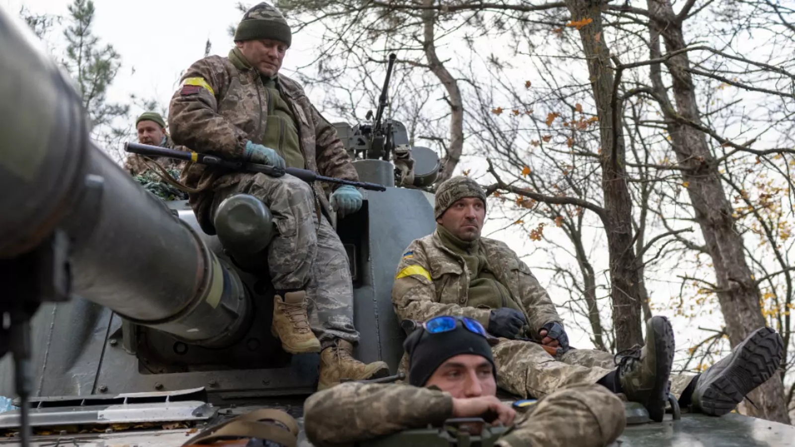 قوات أوكرانية في مدينة خيرسون