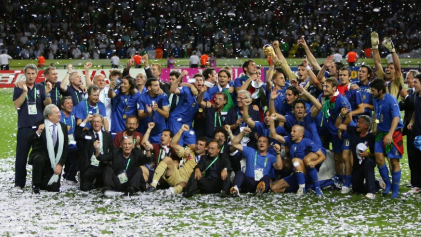 أحرزت ايطاليا في 2006 لقب كأس العالم للمرة الرابعة في تاريخها