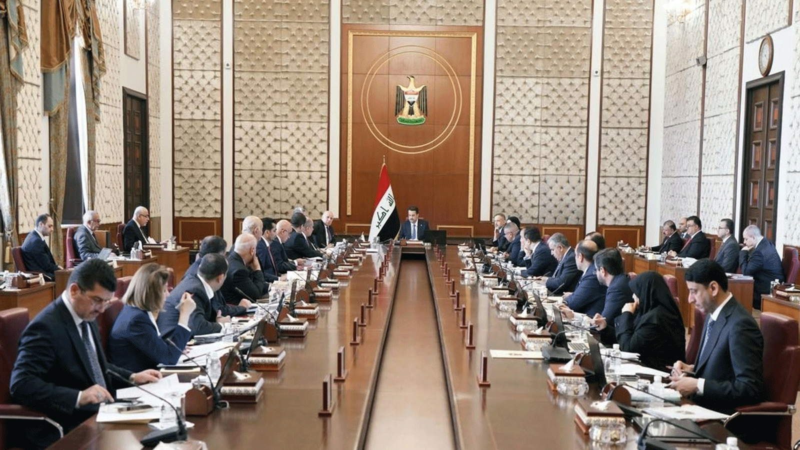 الحكومة العراقية خلال اجتماعها الأسبوعي الثلاثاء 15 نوفمبر 2022 برئاسة رئيسها محمد شياع السوداني
