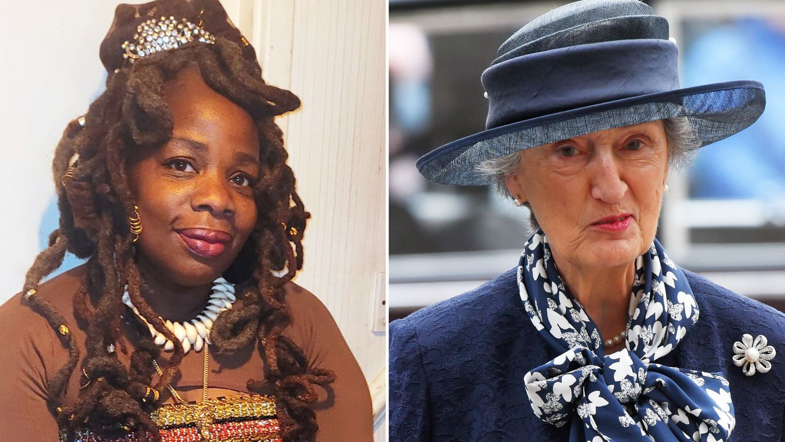 صورة مجمعة الليدي هاسي والناشطة نغوزي فولاني