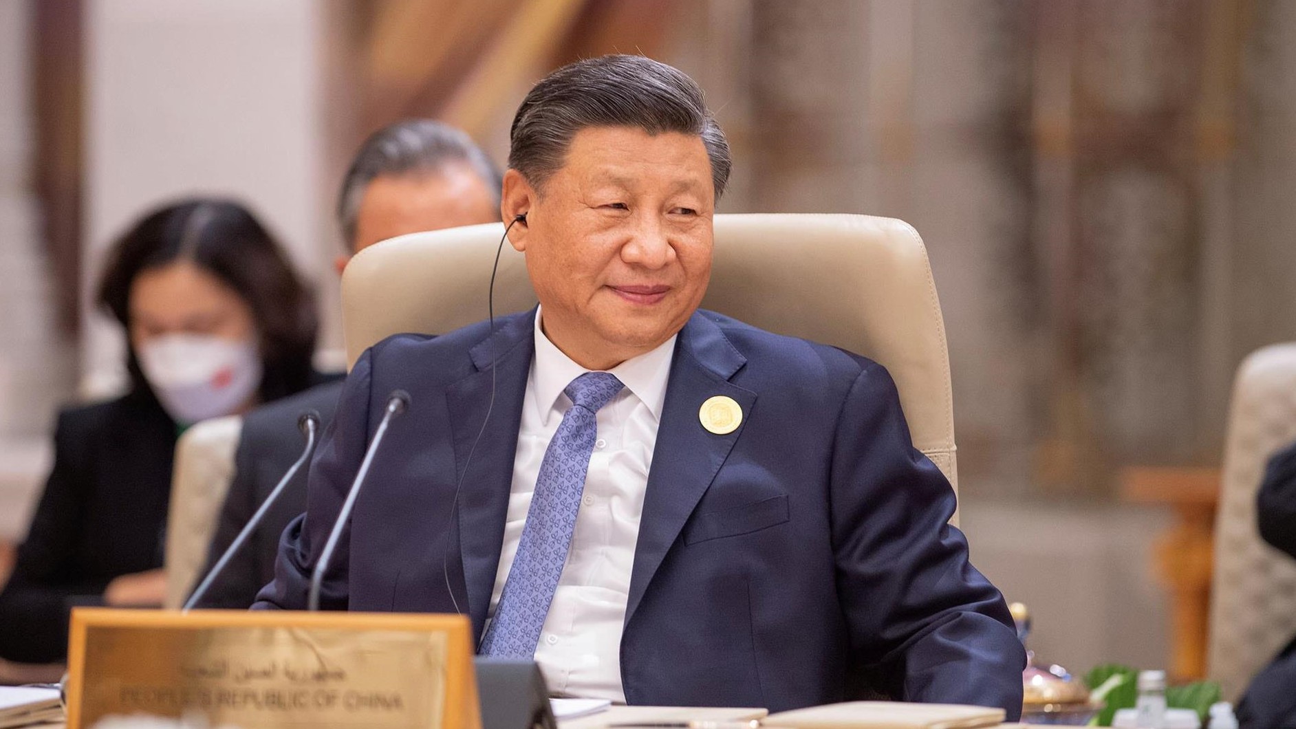 الرئيس الصيني شي جينبينغ في قمة الرياض الخليجية الصينية للتعاون والتنمية في 9 ديسمبر 2022 