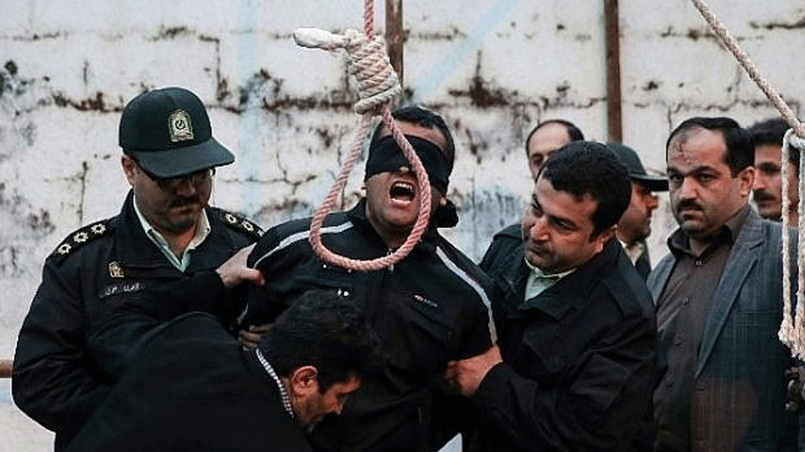 صورة توضيحية لعملية إعدام في إيران