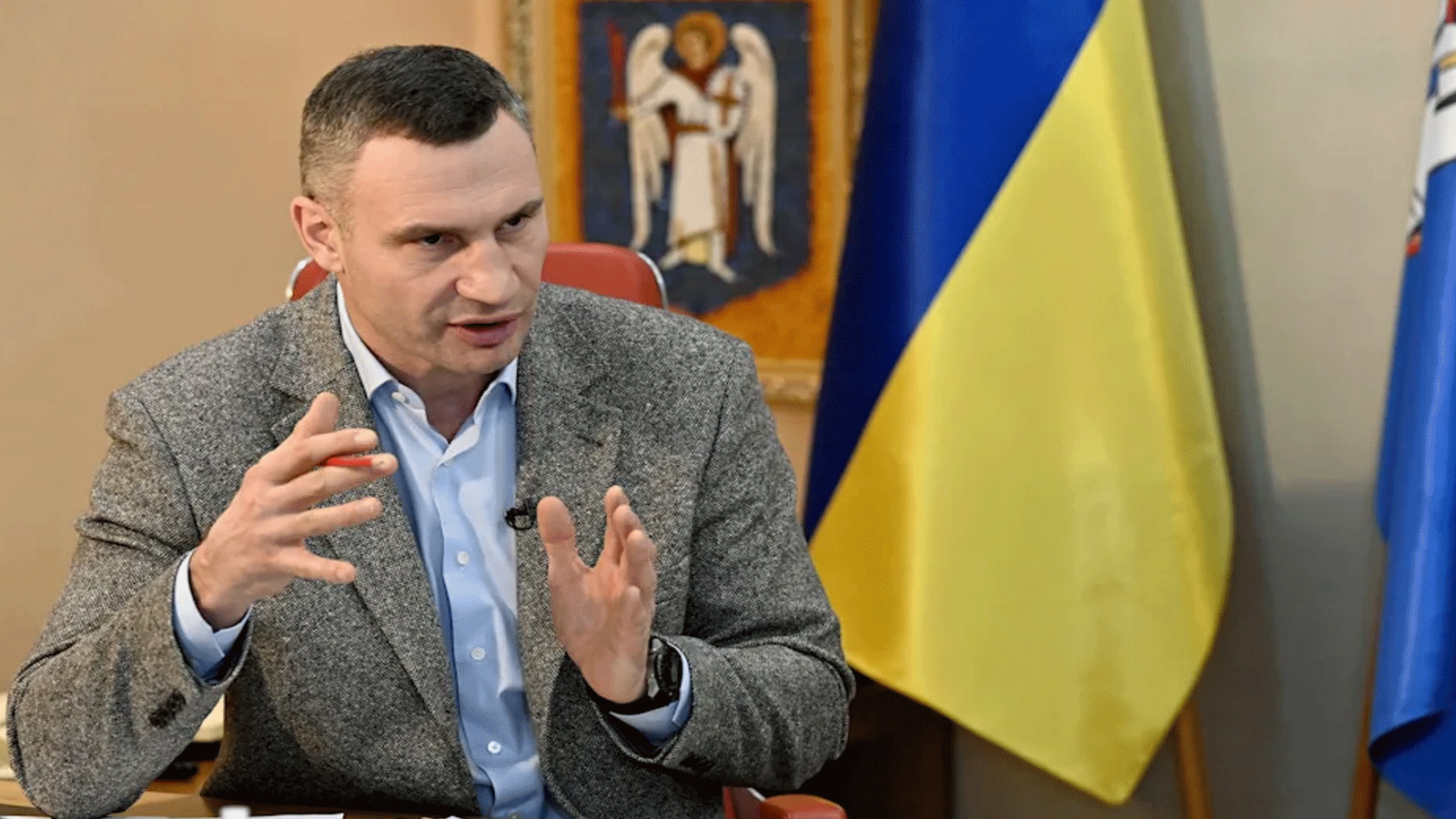 رئيس بلدية العاصمة الأوكرانية فيتالي كليتشكو