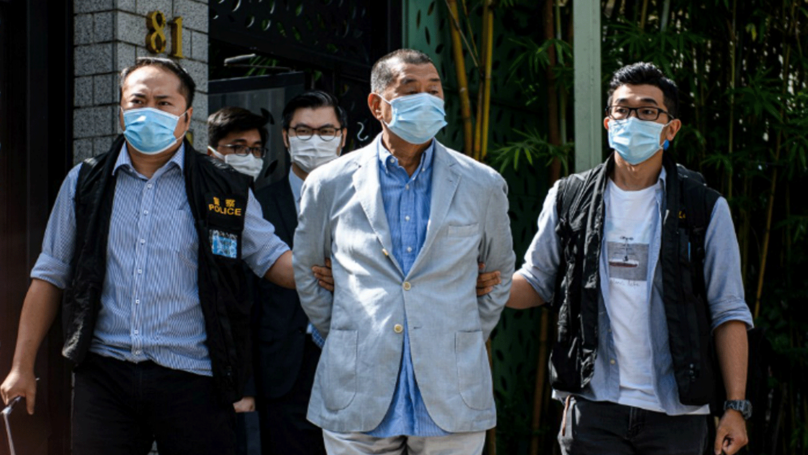  شرطة الأمن القومي تعتقل المدير الإعلامي لهونج كونج جيمي لاي