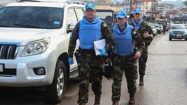 دورية لقوات اليونيفيل في جنوب لبنان في 15 ديسمبر 2022