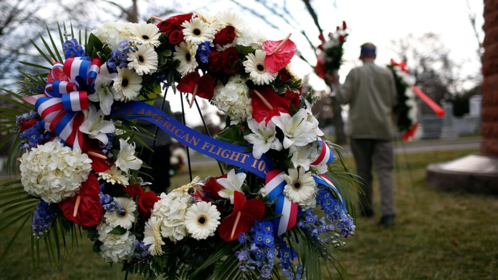 صور من أرلنجتون بولاية فيرجينيا الأميركية بتاريخ 21 ديسمبر 2013 خلال إحياء ذكرى ضحايا تفجير طائرة بان أميركان فوق لوكربي