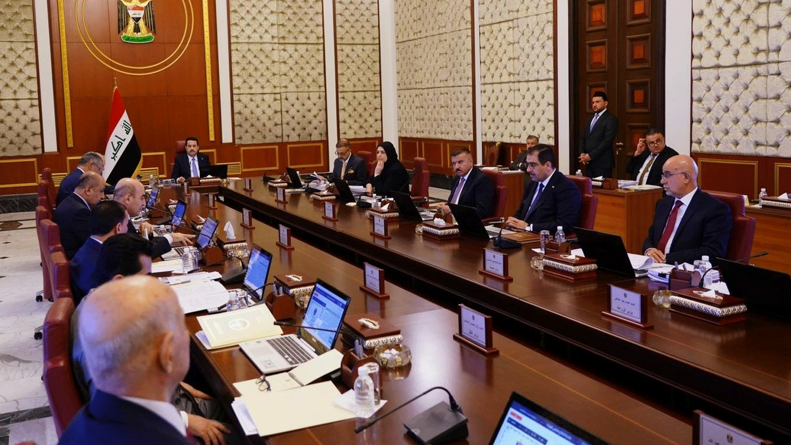 مجلس الوزراء العراقي منعقداً في 13 كانون الأول\ ديسمبر 2022