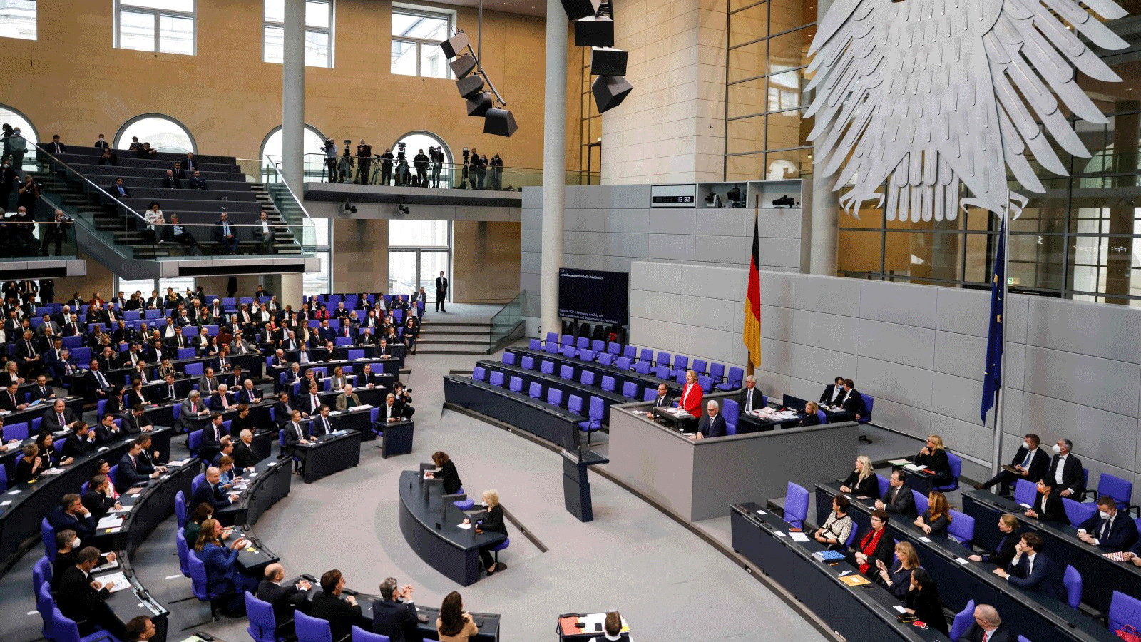 صورة أرشيفية من إحدى جلسات البوندستاغ، مجلس النواب الألماني