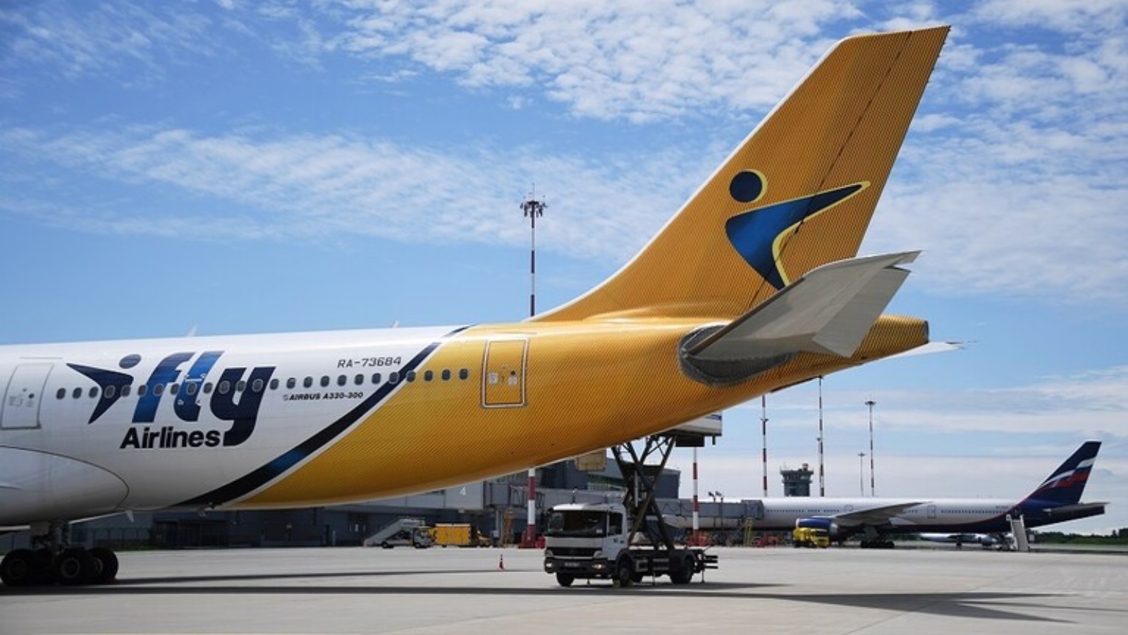إحدى طائرات شركة الطيران iFly الروسية