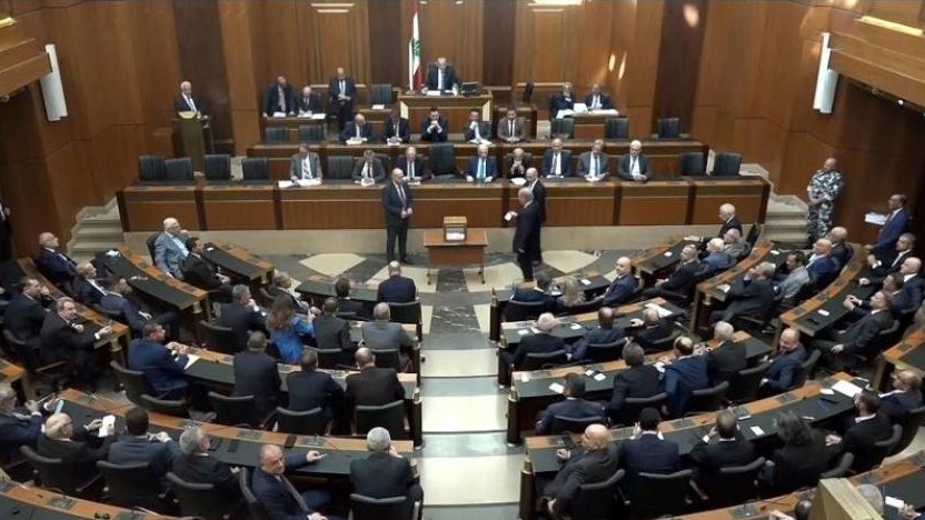 إحدى جلسات البرلمان اللبناني لانتخاب رئيس جديد للجمهورية