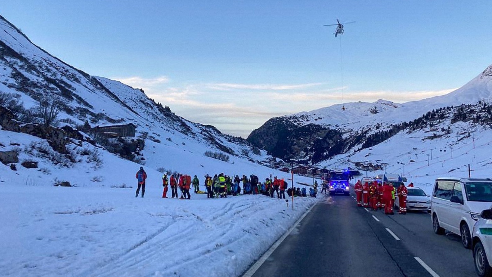  انهيار ثلجي وقع في منطقة فورارلبرغ في غرب النمسا