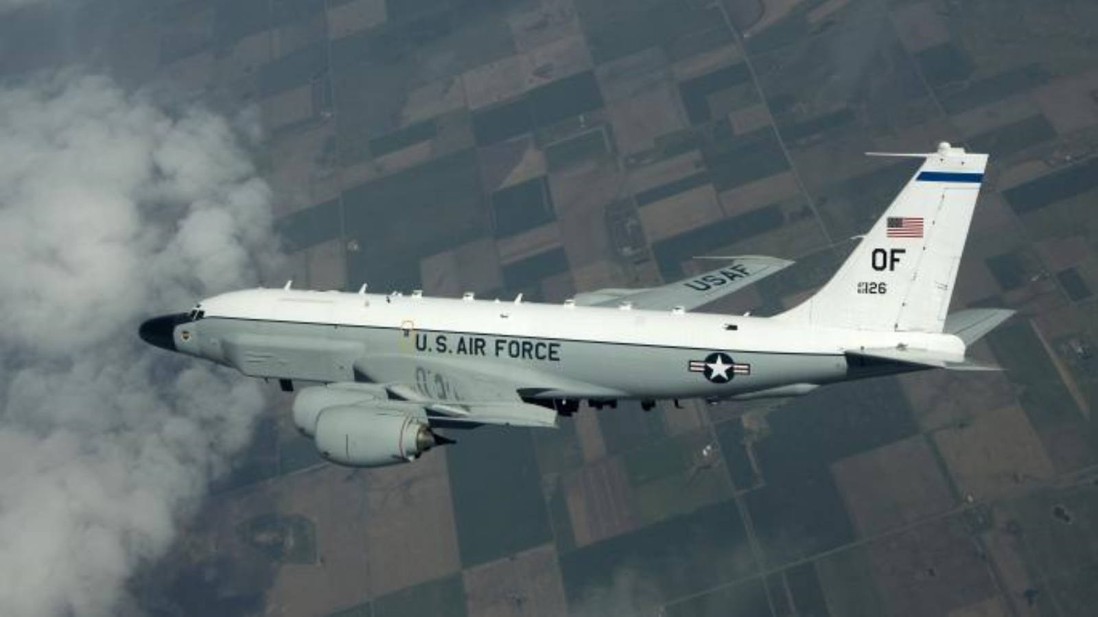 طائرة من طراز آر- سي 135 تابعة للقوات الجوية الأميركية