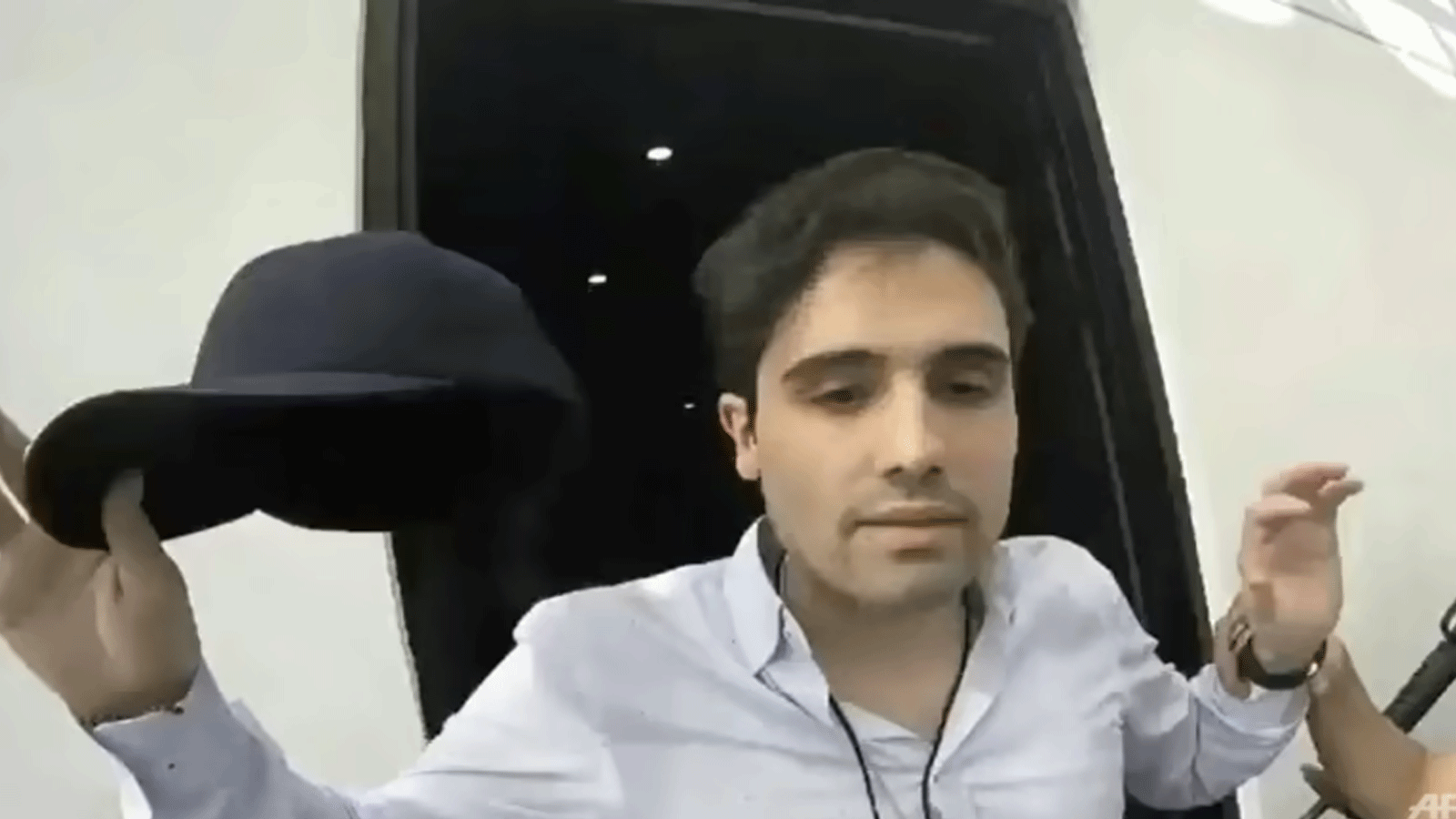 صورة لأوفيديو غوزمان نشرتها الحكومة المكسيكية في أكتوبر / تشرين الأول 2019 عندما ألقي القبض عليه لفترة وجيزة لكن أطلق سراحه بعد أن شنت عصابته حربًا شاملة.