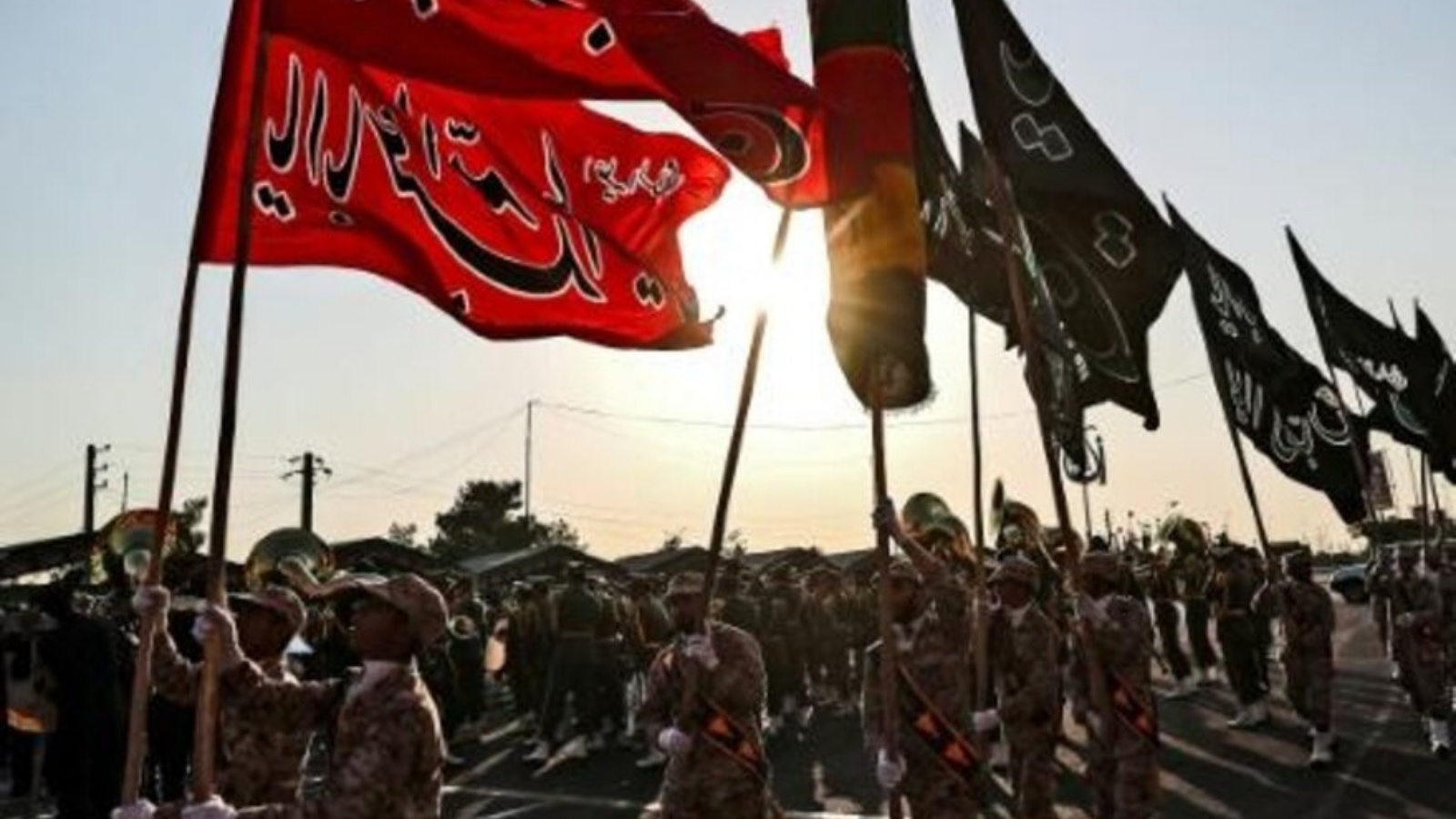 صورة وزعتها الرئاسة الإيرانية في 22 سبتمبر 2019 لعناصر في الحرس الثوري الإيراني أثناء عرض عسكري في طهران