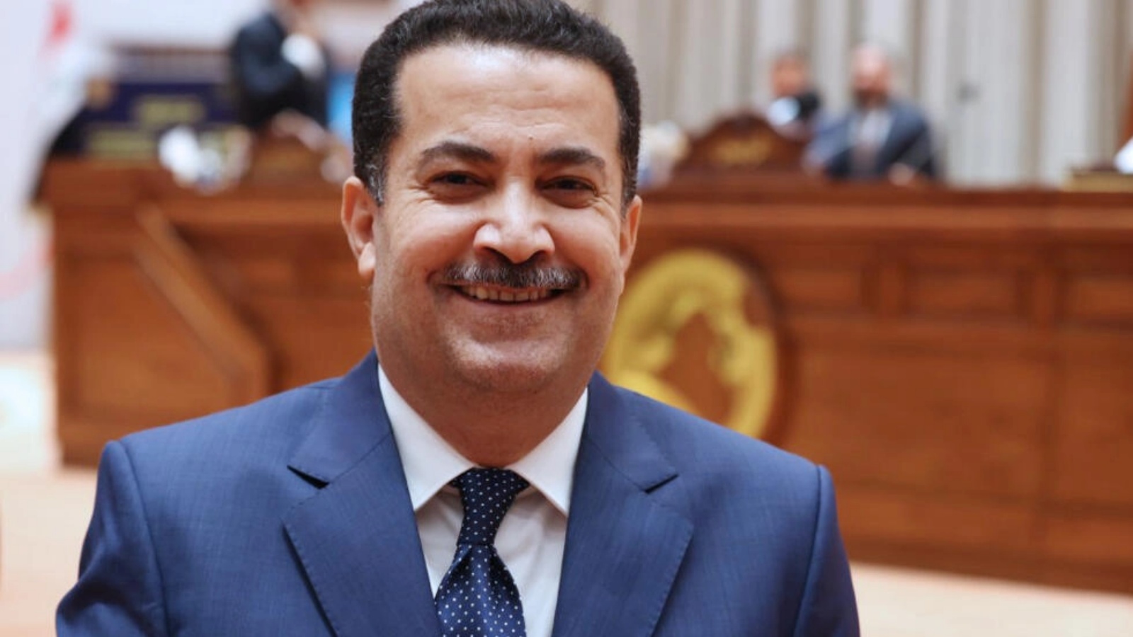 رئيس الحكومة العراقية المكلف محمد شياع السوداني في البرلمان في 13 أكتوبر 2022 