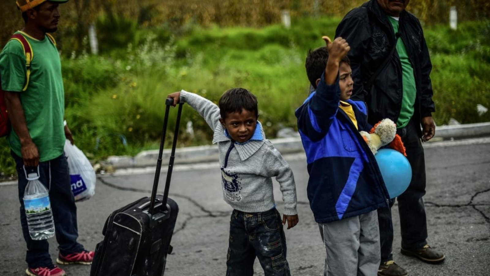قاصرون من طالبي اللجوء الذين وصلوا إلى المملكة المتحدة 