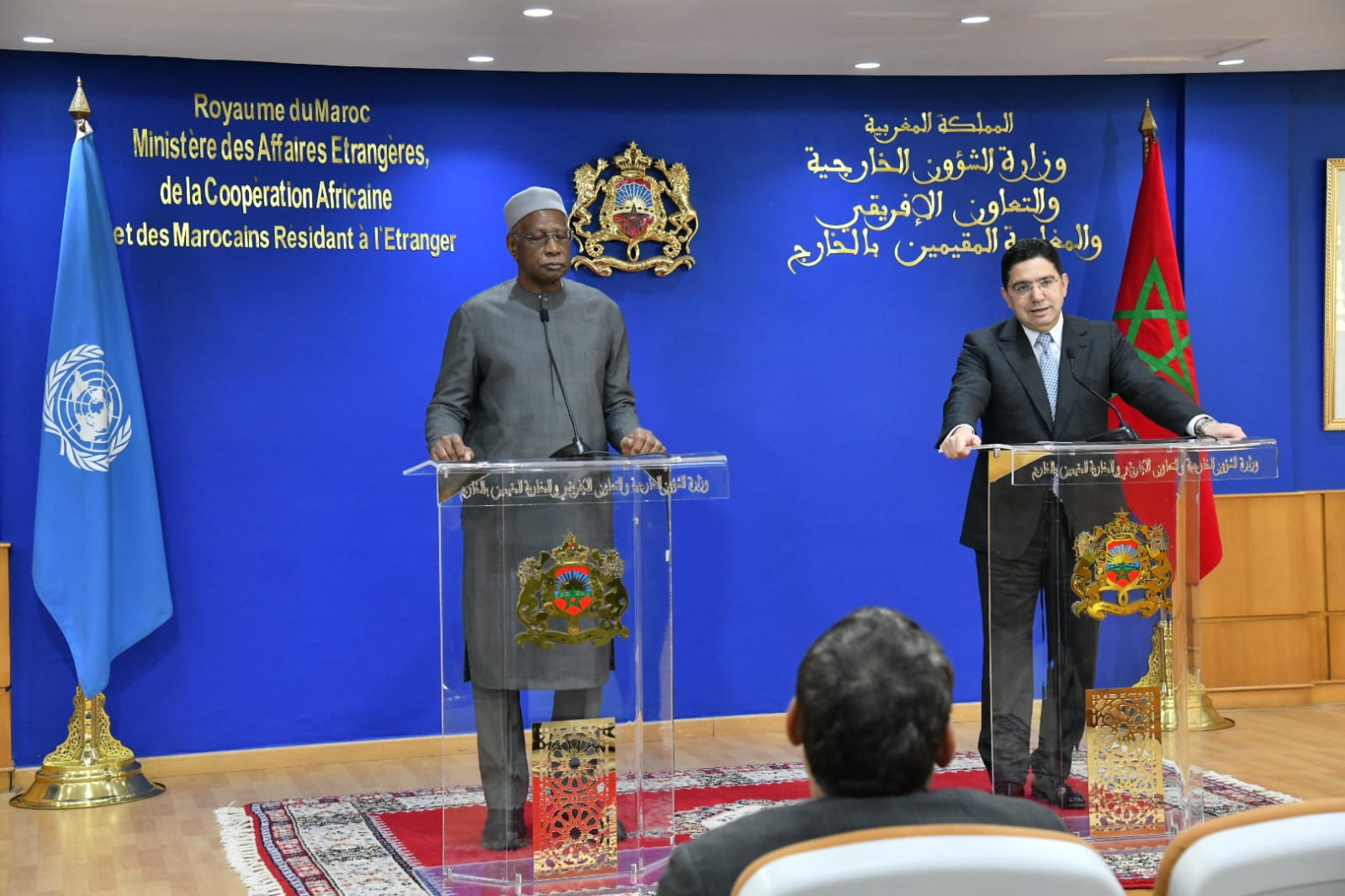 بوريطة وباتيلي في مؤتمر صحافي