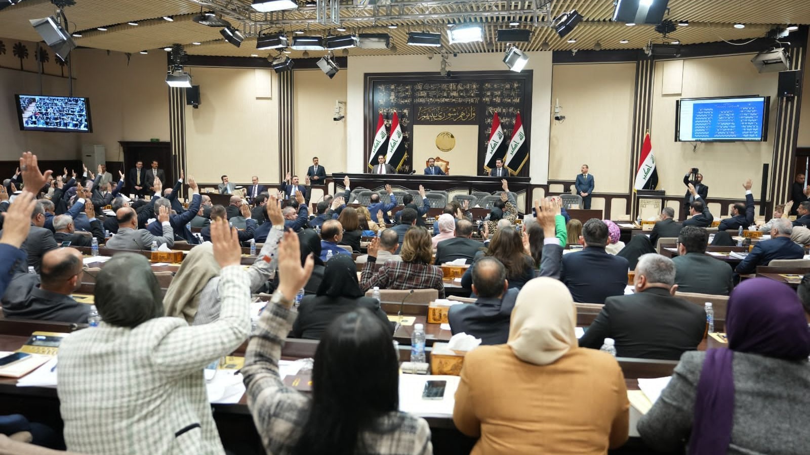 البرلمان العراقي يصوت الثلاثاء 7 فبراير 2023 على طلب للحكومة بفتح حدود البلاد مع سوريا وتركيا لاستقبال ومعالجة مصابي الزلازل (البرلمان)