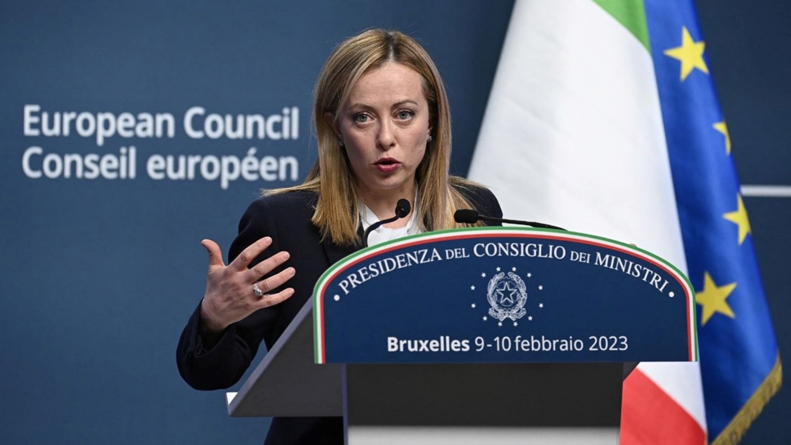 رئيسة وزراء إيطاليا جورجيا ميلوني