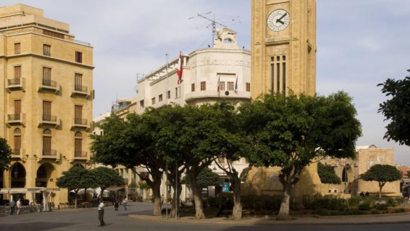 في ساحة النجمة بالعاصمة اللبنانية بيروت 