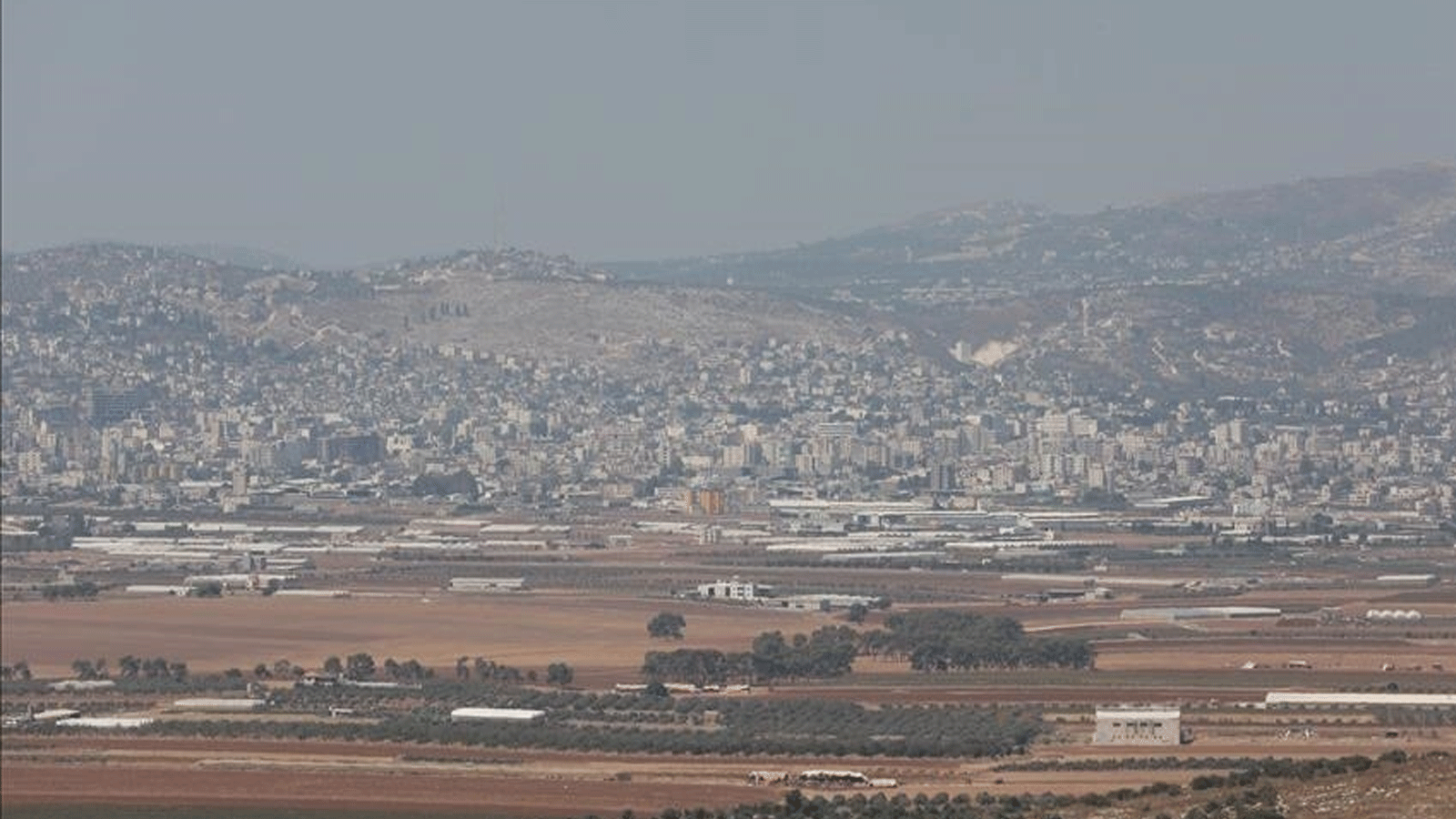 لقطة للحدود الأردنية السورية(الأناضول)