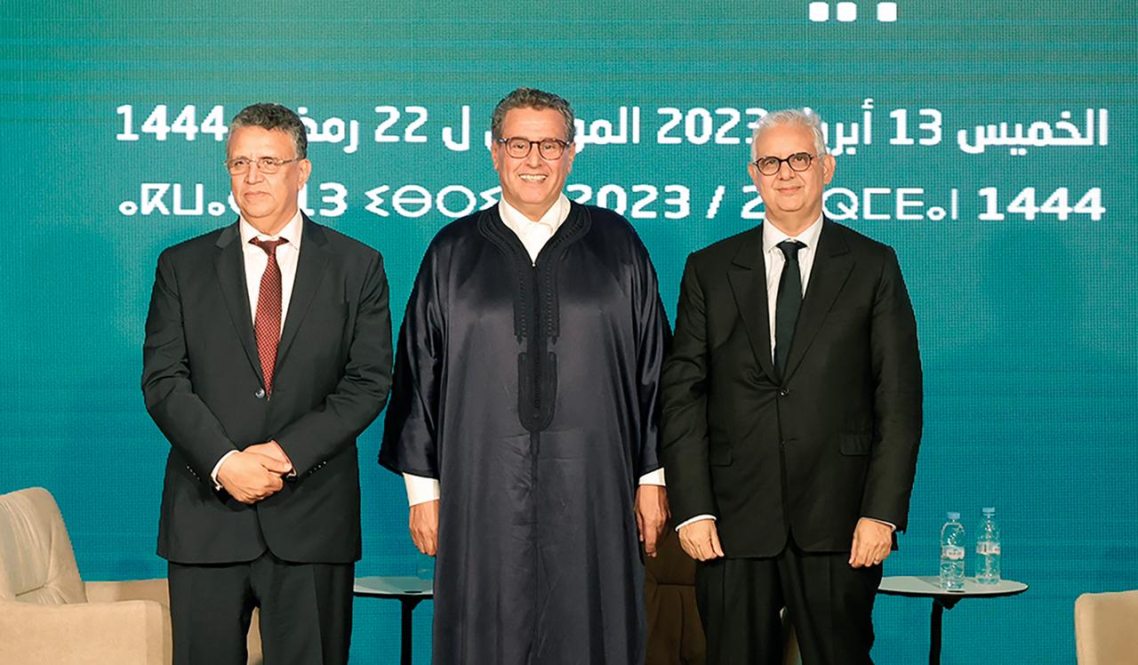 قادة الاغلبية الحكومية لدى اجتماعهم ليلة الخميس في الرباط