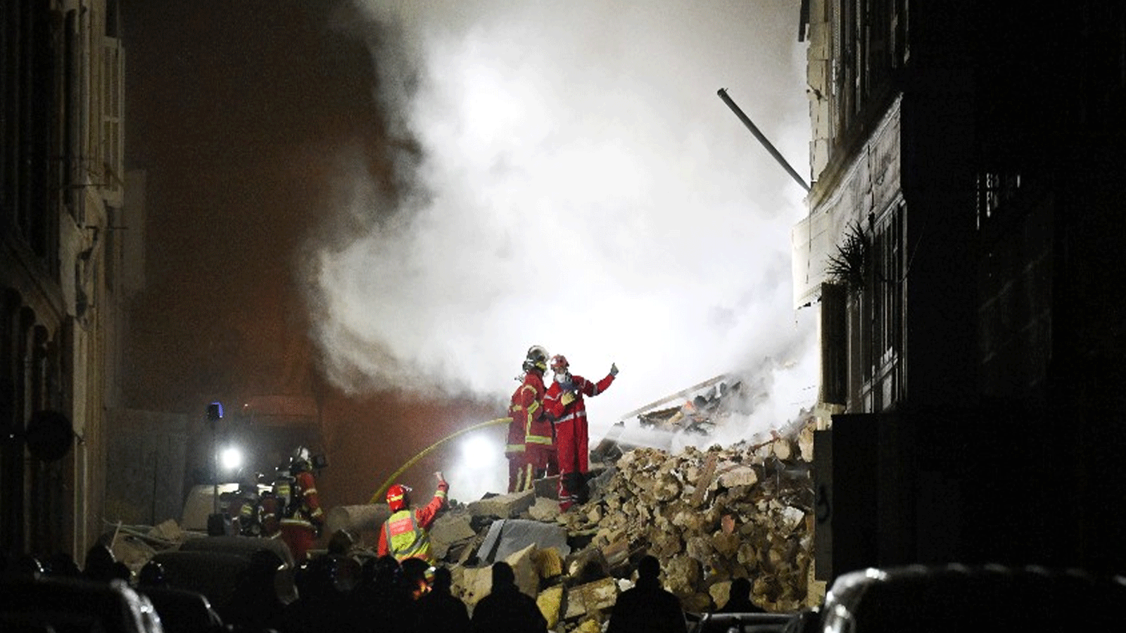 خمسة جرحى على الأقل في انهيار مبنى بمدينة مرسيليا الفرنسية