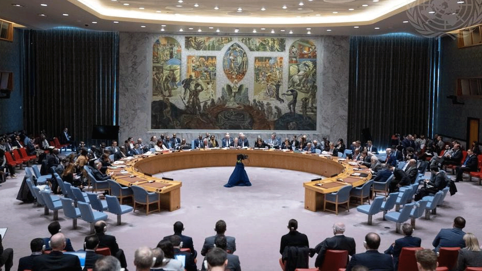 جانب من جلسة مجلس الأمن الدولي يوم الأربعاء 4 أيار\ مايو 2023