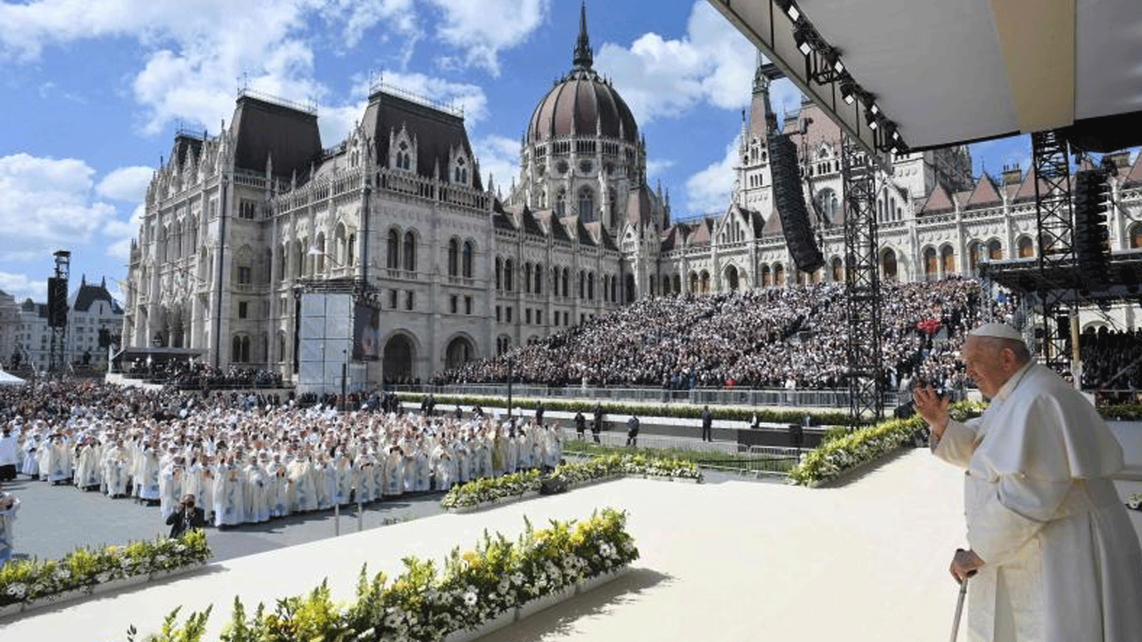 البابا فرانسيس في بودابست. الأحد 30 نيسان\أبريل 2023