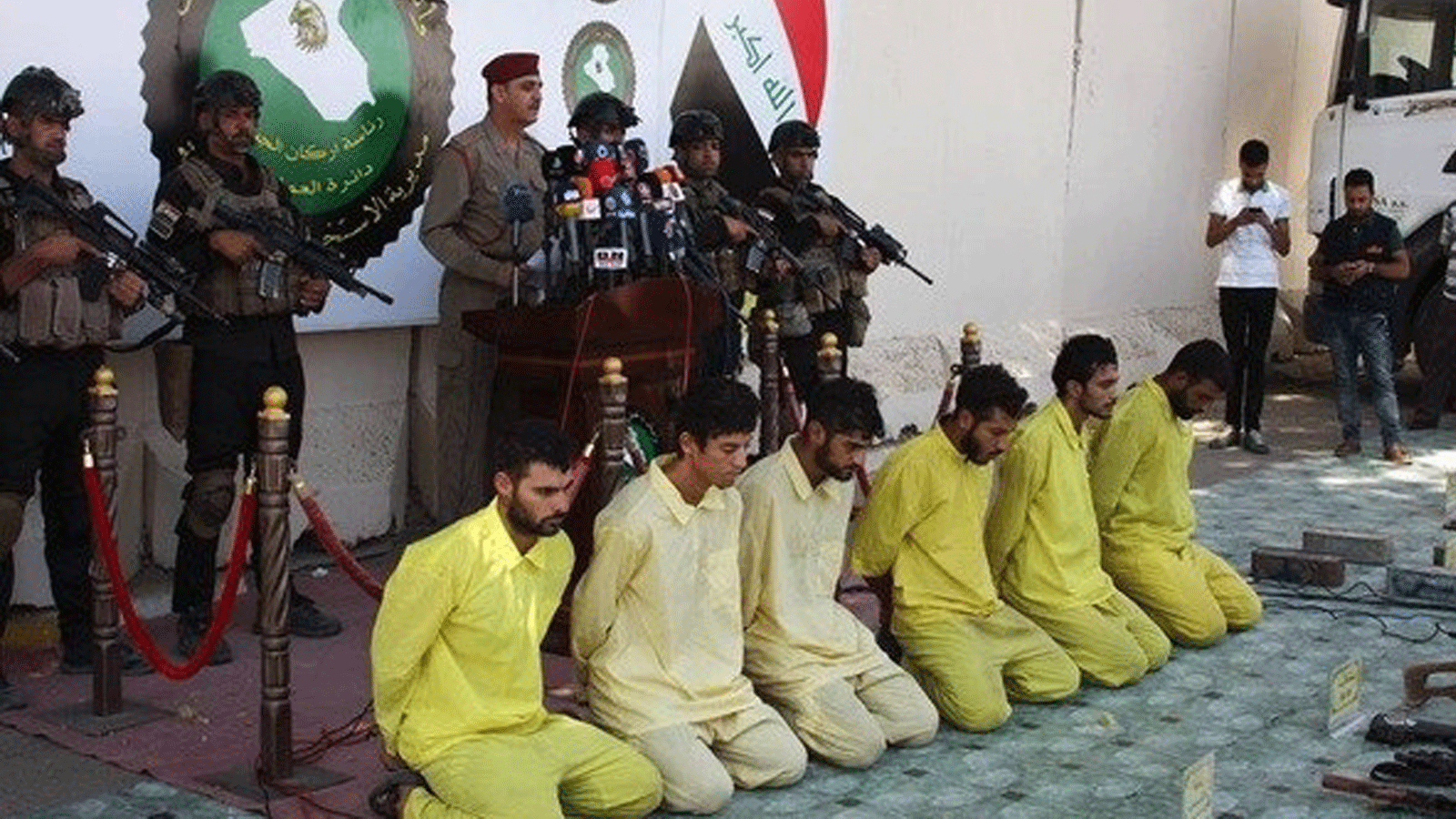 عناصر لتنظيم داعش بقبضة القوات العراقية (الإعلام الامني)