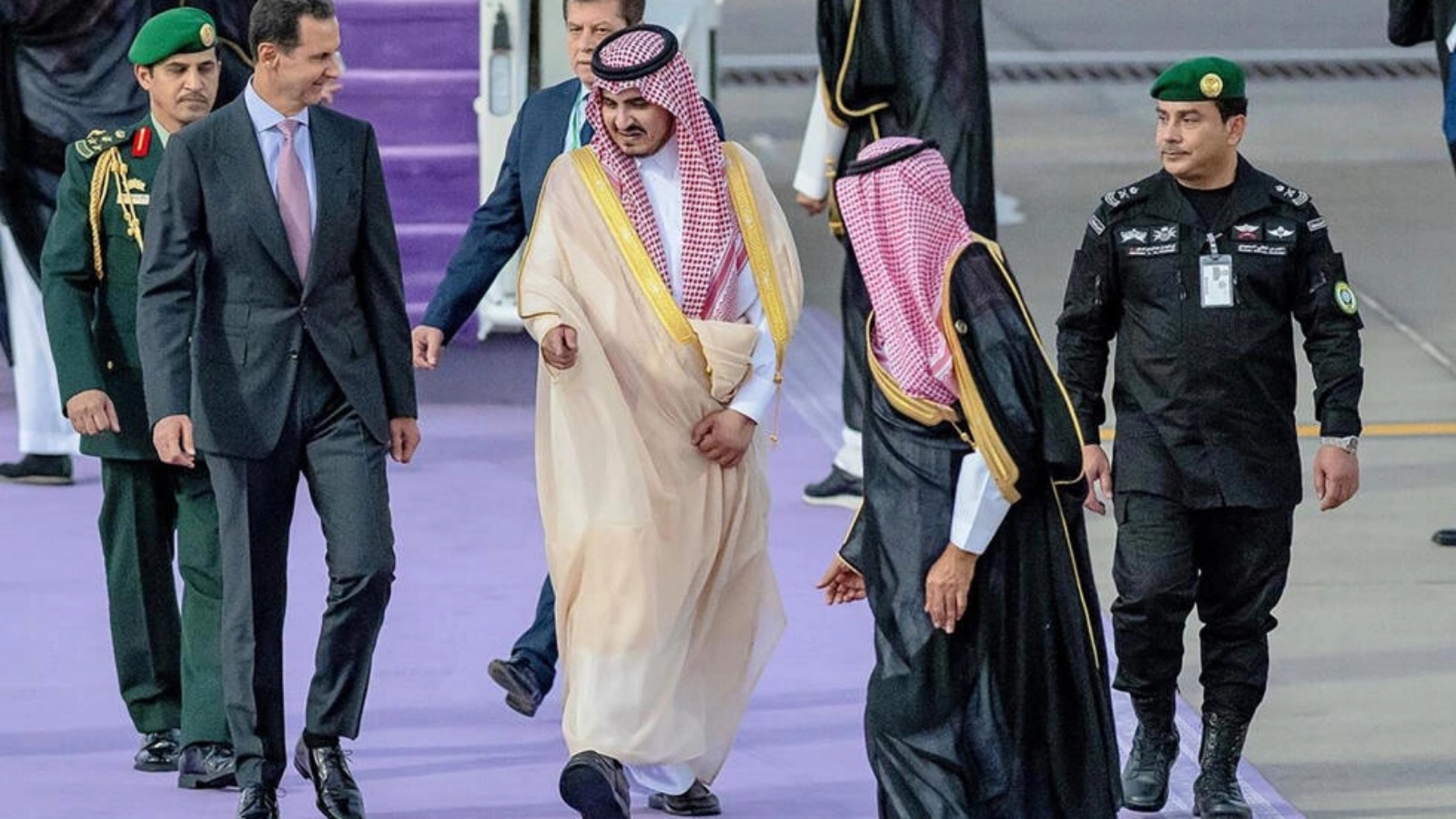 صورة وزعتها وكالة الأنباء السعودية الرسمية 