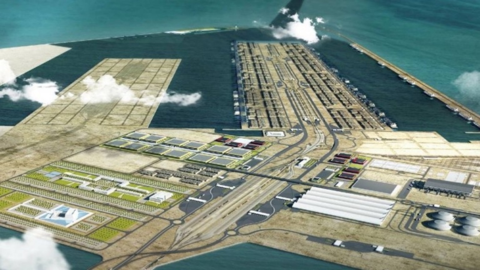 ميناء الفاو العراقي الكبير سيتم انجازه عام 2024 ليكون نواة مشروع القناة الجافة لربط الشرق بالغرب (النقل)