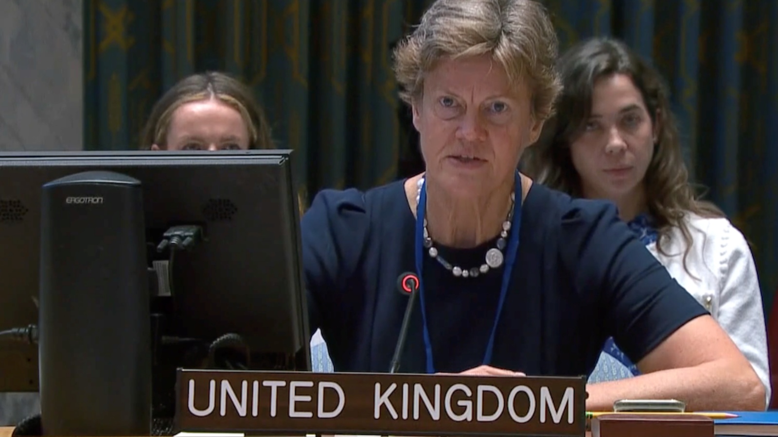 السفيرة البريطانية تقدم بيانها لمجلس الأمن حول سوريا