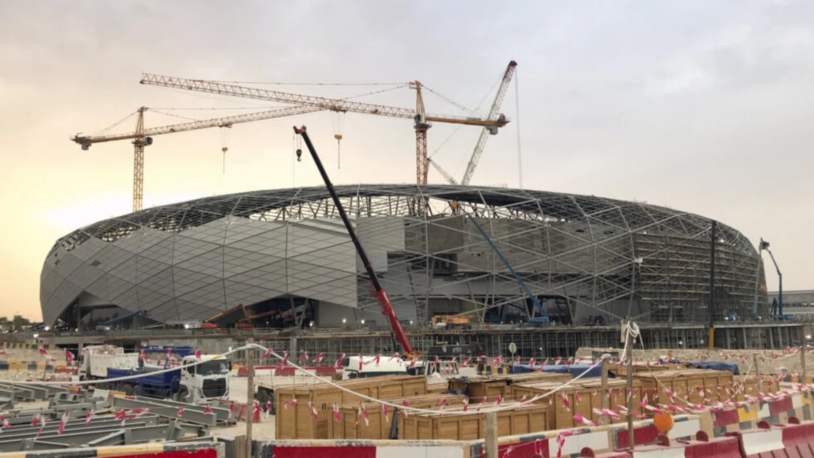 استاد المدينة التعليمية في الدوحة قيد الإنشاء قبل كأس العالم 2022