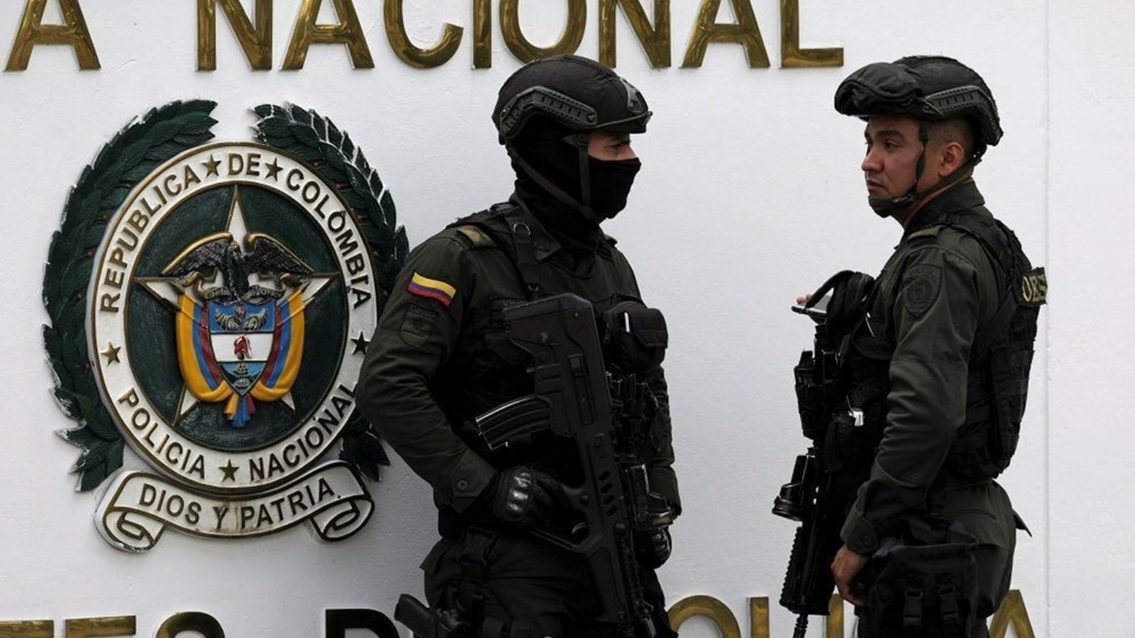 عناصر من الشرطة الكولومبية