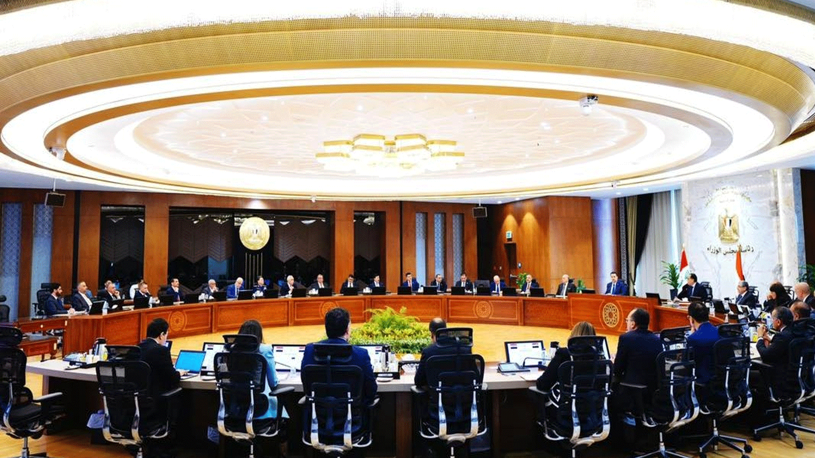 اجتماع اللجنة العليا المشتركة العراقية المصرية في القاهرة الثلاثاء 13 حزيران\ يونيو 2023 بحضور رئيسي حكومتي البلدين (رسمي)