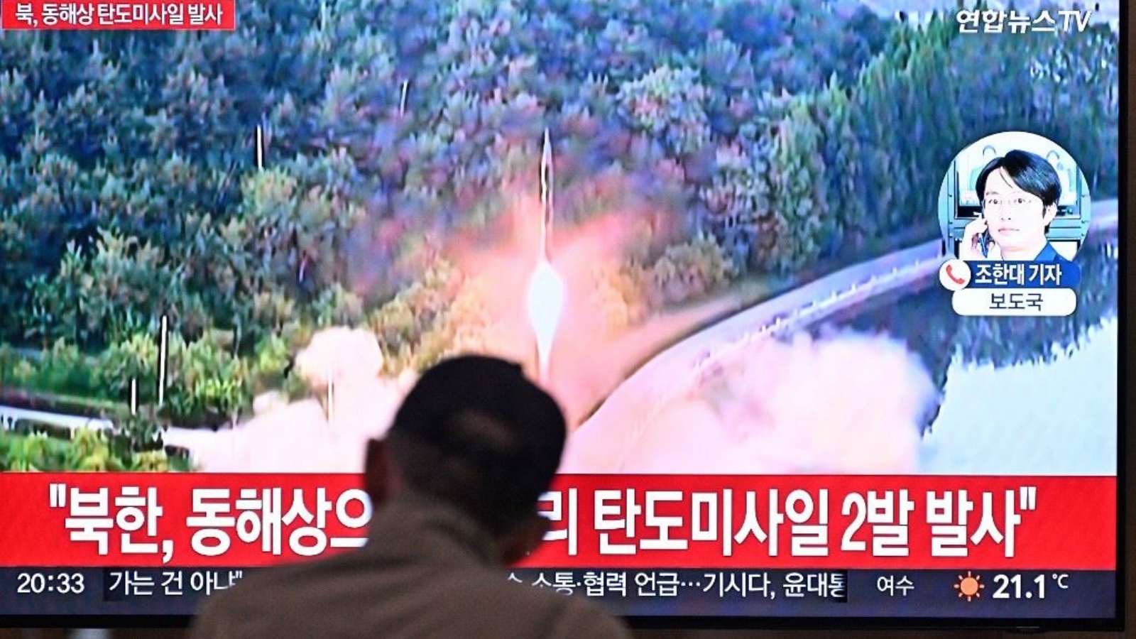 إطلاق صاروخ باليستي في كوريا الشمالية 