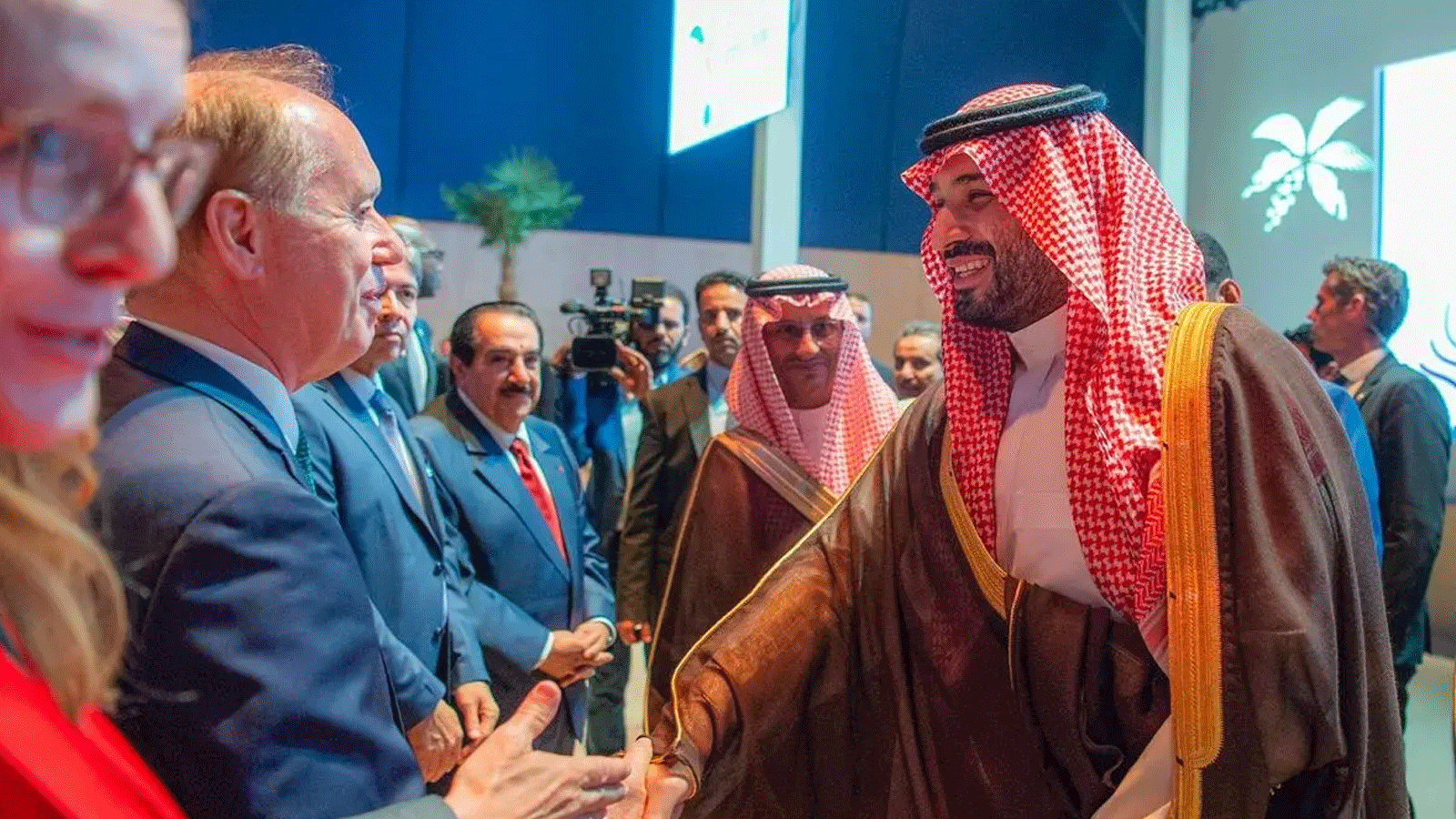 ولي العهد السعودي الأمير محمد بن سلمان يُشارك في حفل استقبال المملكة الرسمي لترشح الرياض لاستضافة إكسبو 2030(واس)