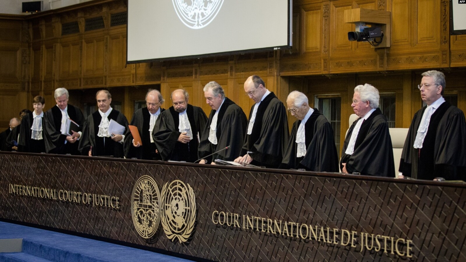 قضاة في محكمة العدل الدولية (توضيحية)