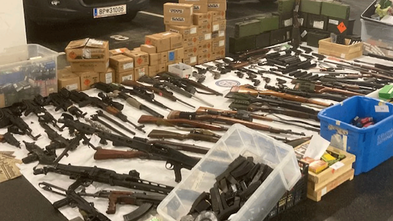 السلطات تُصادر أسلحة وذخائر في لنمسا