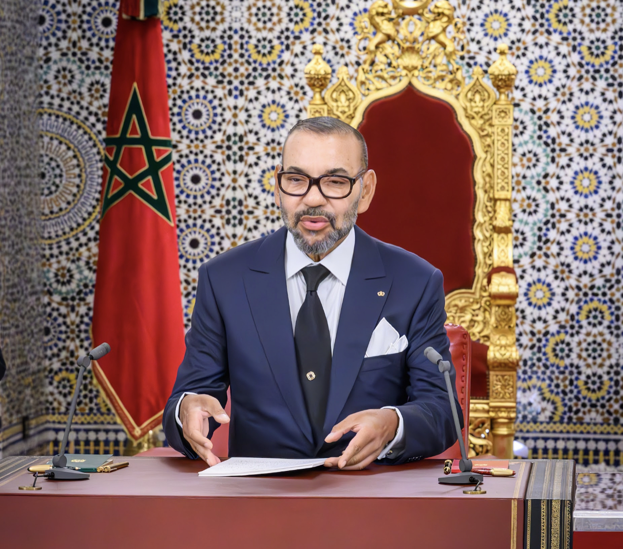 الملك محمد السادس يلقي خطاب عيد الجلوس ال24