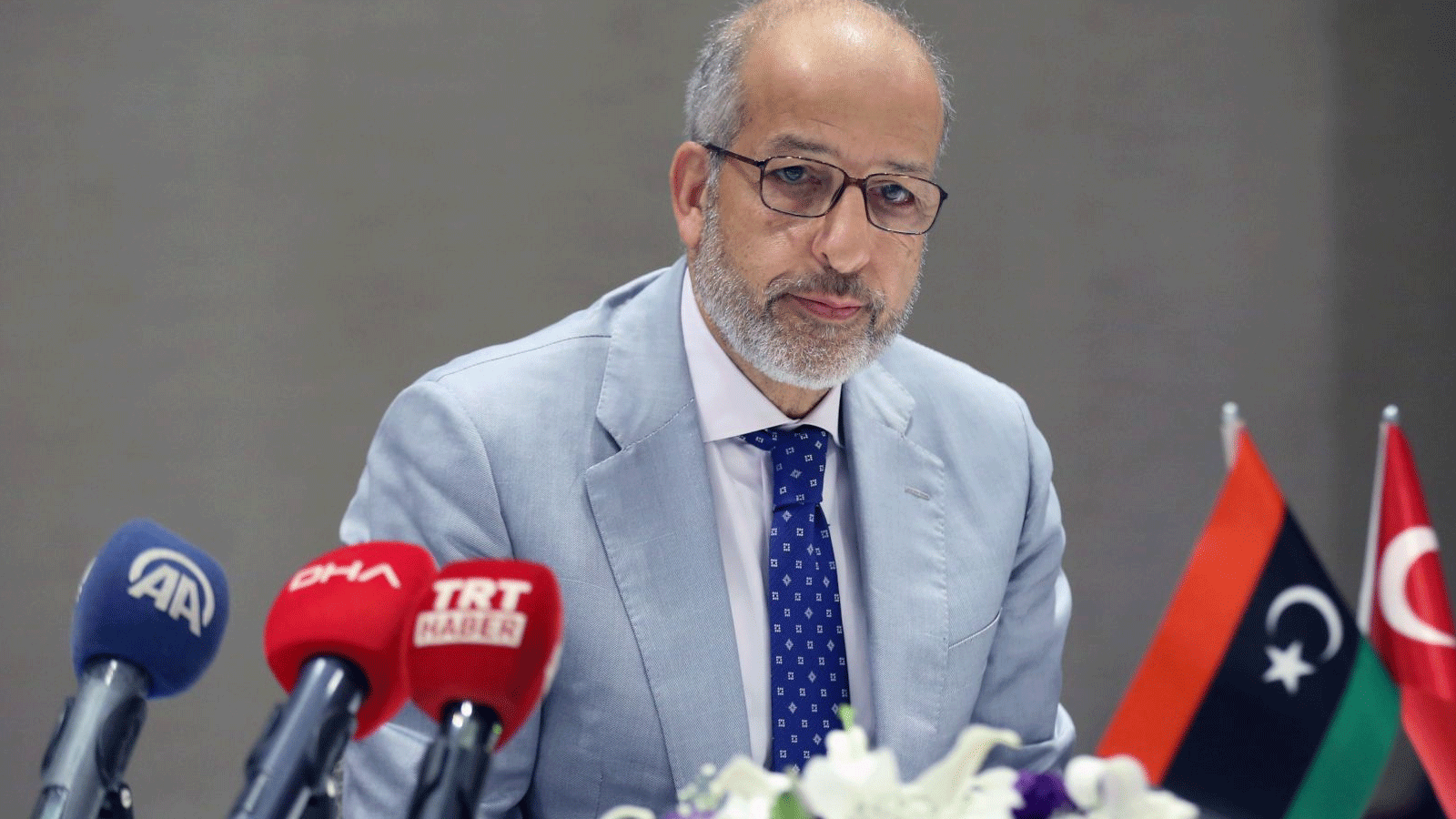 صورة أرشيفية لمحافظ البنك المركزي الليبي، صديق كبير في اسطنبول.(الأناضول)