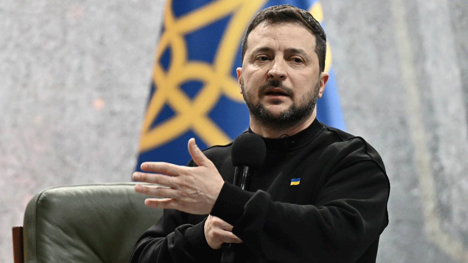 الرئيس الأوكراني فولوديمير زيلينسكي