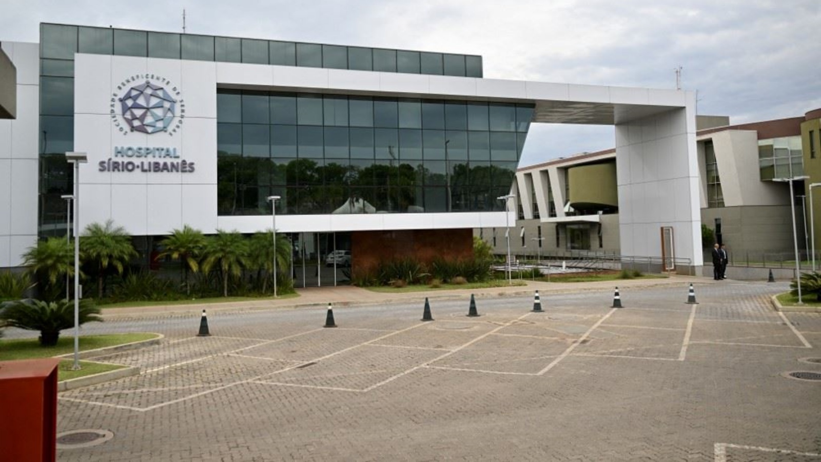 المستشفى السوري- اللبناني في برازيليا، حيث خضع لولا لعملية جراحية 29 سبتمبر 2023