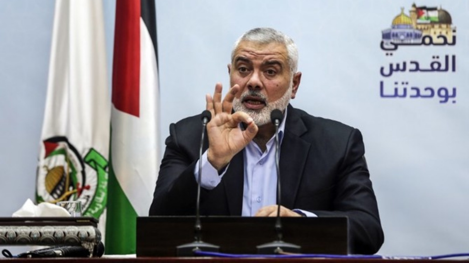 رئيس المكتب السياسي لحركة حماس الإسلامية إسماعيل هنية